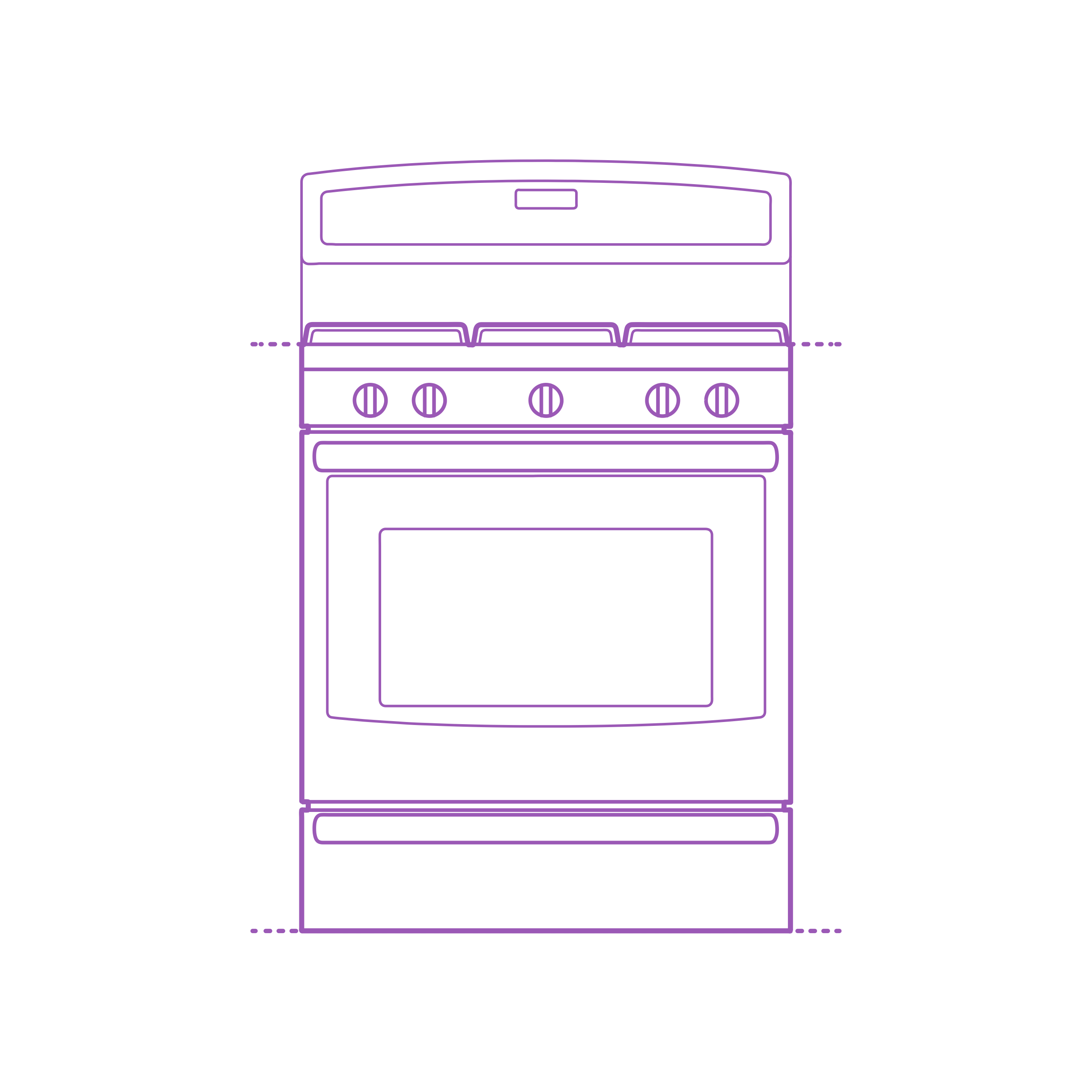 Fixtures Ranges Stoves Ge Freestanding Single Oven Gas Range Laser Cut Svg File Free Vectors